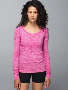 Lululemon Swiftly Long Sleeve Pink Size 4